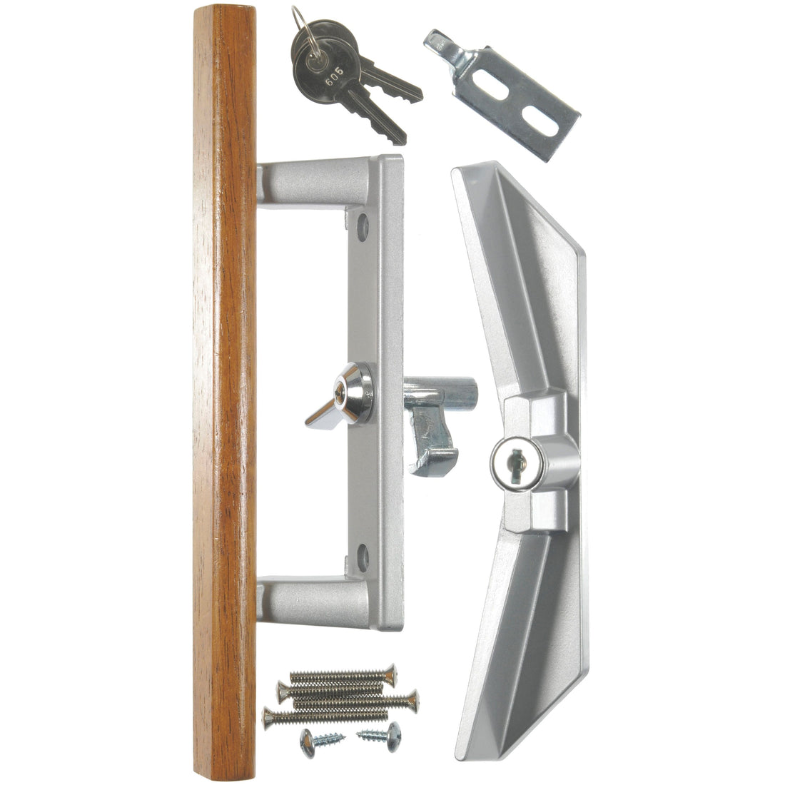 WRIGHT PRODUCTS 3.94-in Surface mounted Sliding Patio Door Handleset