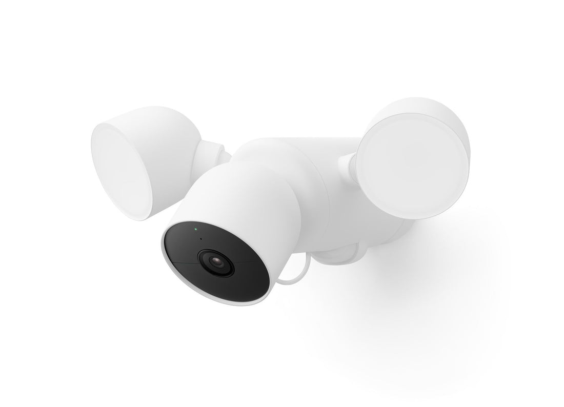 Google Nest Cam with Floodlight - Outdoor Wired Smart Security Camera