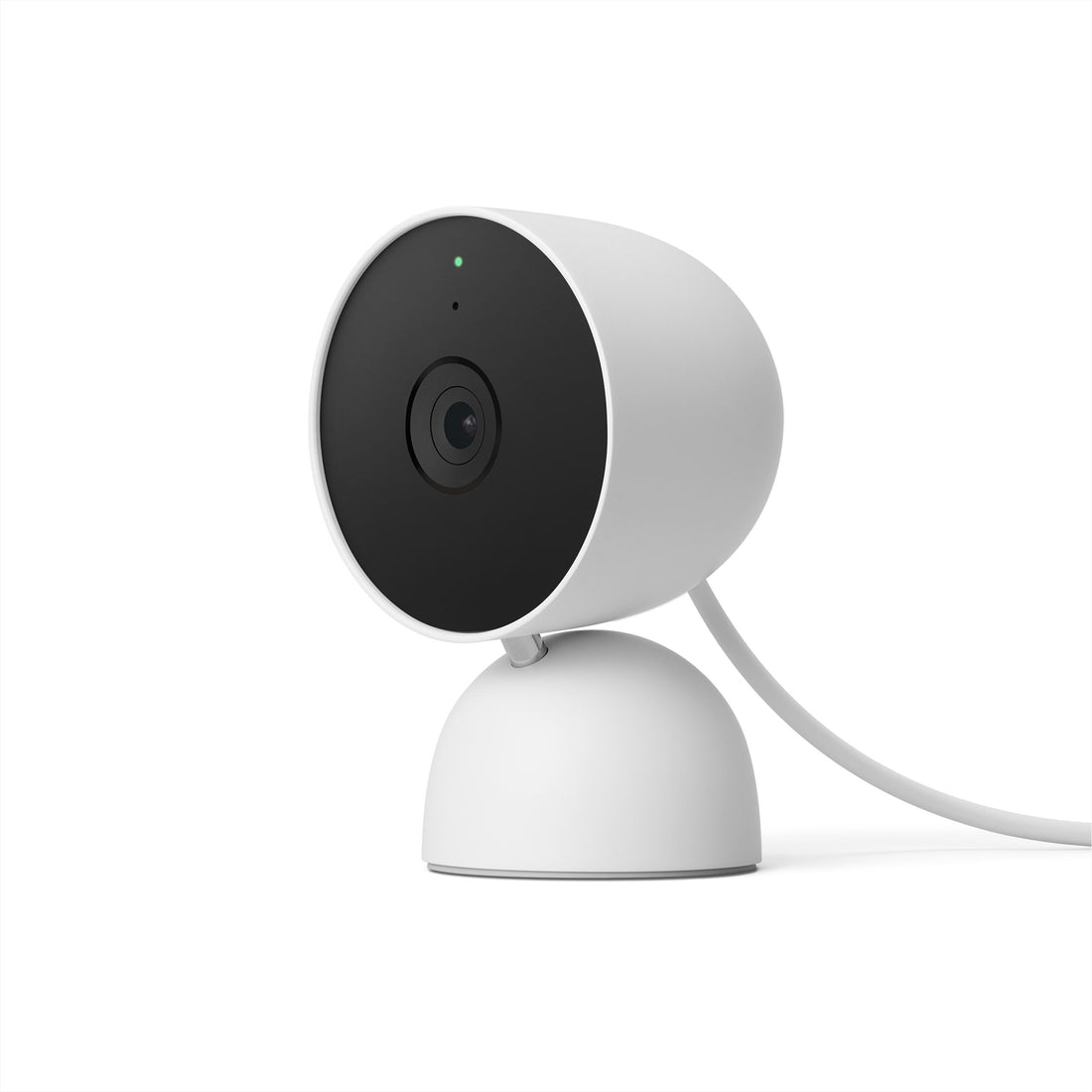 Google Nest Cam - Indoor Wired Home Security Camera - Smart Security Camera in Snow