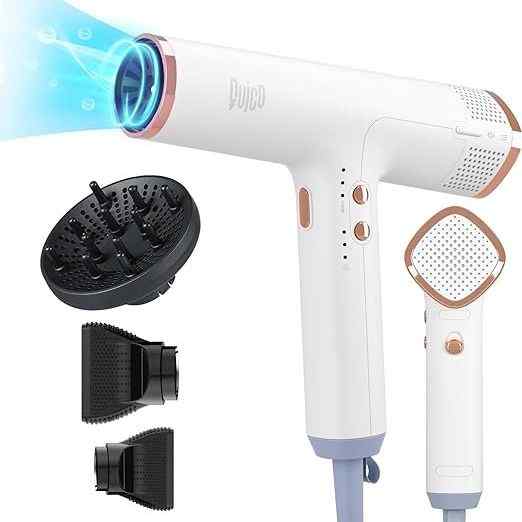 Quico Hyperspeed Professional Ionic Hair Dryer Pearl White