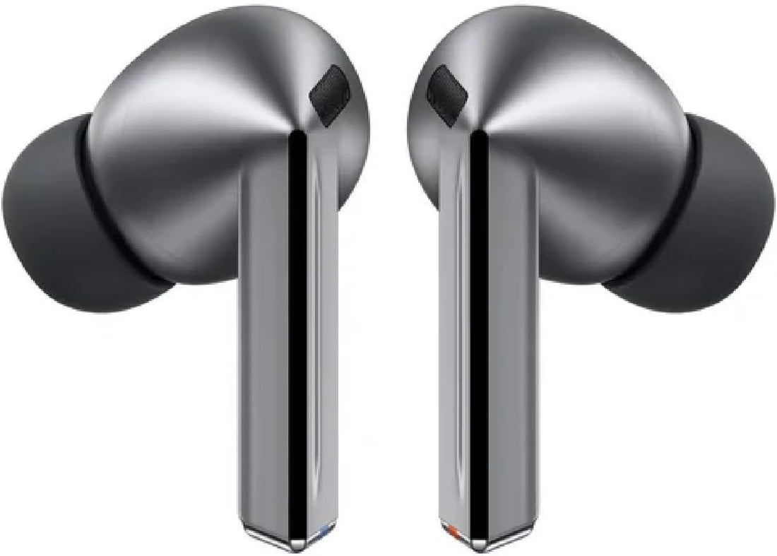 Samsung Galaxy Buds3 Pro Earbuds, Galaxy AI-Assisted with Adaptive Noise Control, AI Translator, 24 Bit Hi-Fi Sound, 360 Audio, Sweat and Water Resistance – Silver (CAD Version & Warranty) (Renewed)