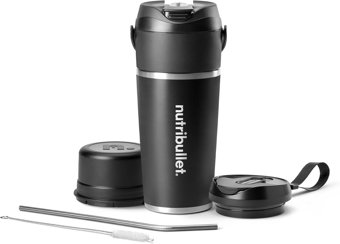 nutribullet Flip Insulated Portable Blender Black