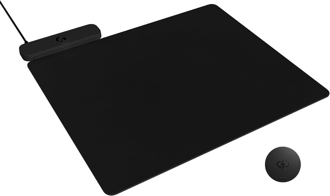 Logitech G POWERPLAY 2 Wireless Charging Mouse Pad for Compatible Logitech G Gaming Mice, 34.5 X 28.4 cm (13.5 x 11.2 inches), 3.5 mm Height, for PC/Mac - Black