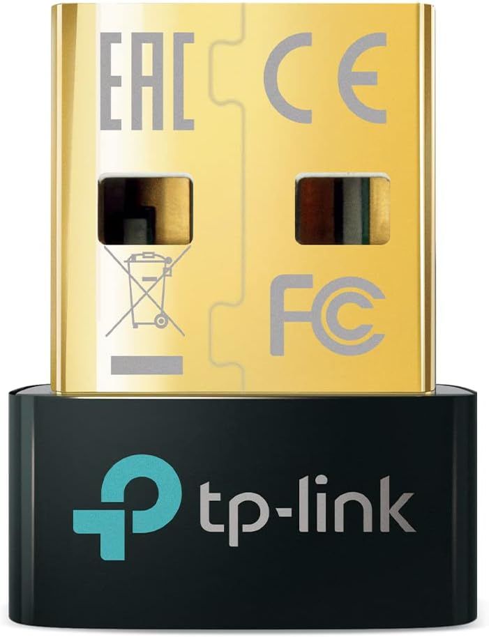 TP-Link USB Bluetooth Adapter for PC, Bluetooth 5.3 Dongle Receiver (UB500) - Plug and Play, Nano Design, EDR & BLE, Supports Windows 11/10/8.1/7 for Wireless Keyboard Mouse Headphone Speaker