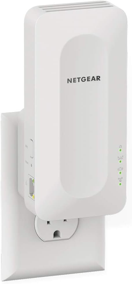 NETGEAR WiFi 6 Mesh Range Extender (EAX15) - Add up to 1,500 sq. ft. and 20+ Devices with AX1800 Dual-Band Wireless Signal Booster & Repeater (up to 1.8Gbps Speed), WPA3 Security, Smart Roaming