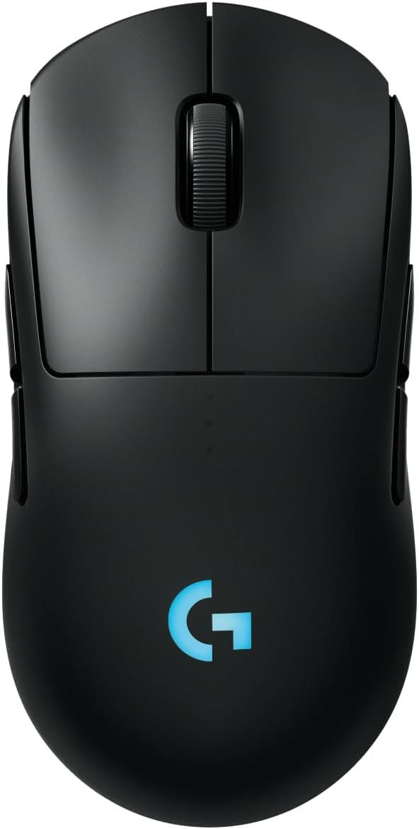 Logitech G PRO 2 Lightspeed Ambidextrous Wireless Gaming Mouse - Black | Symmetrical design, \u003C4 customizable magnetic side buttons, USB-C charging, PowerPlay Wireless Charging Supported, For PC/Mac