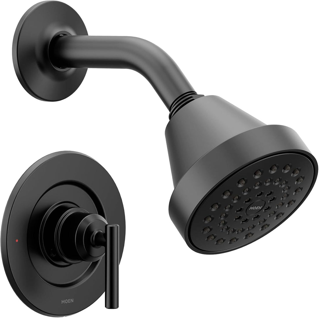 Moen T2902EPBL Gibson Posi-Temp Pressure Balancing Eco-Performance Modern Shower Only Trim, Valve Required, Matte Black