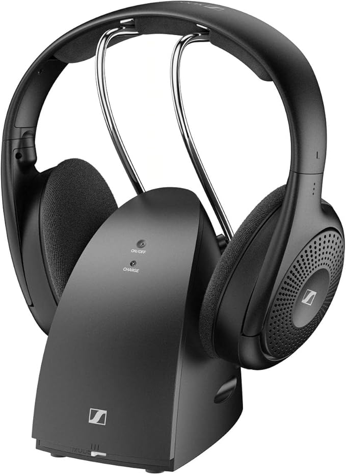 Sennheiser RS 120-W TV Wireless Headphones, Black