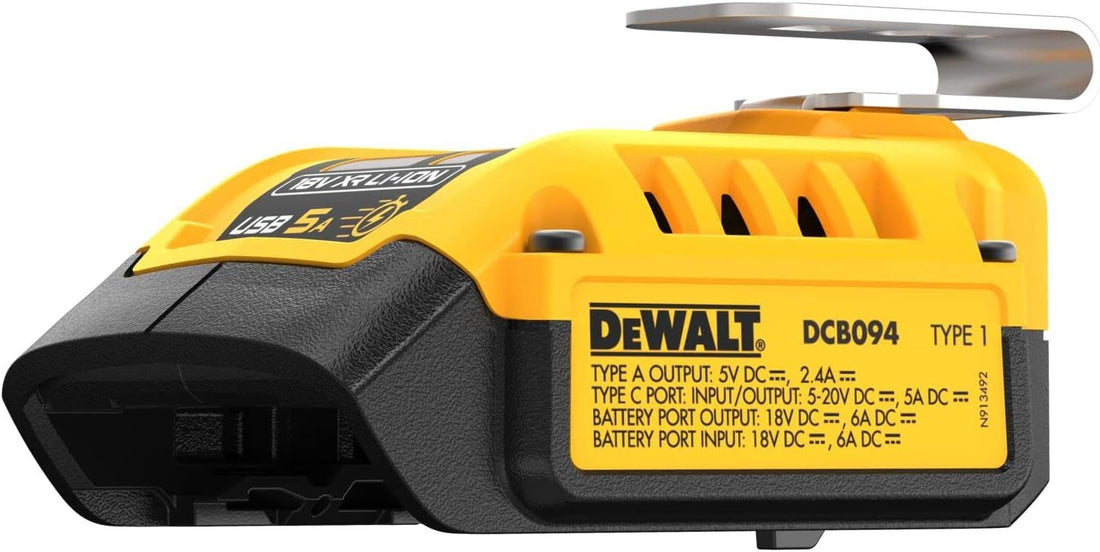 DEWALT 20V MAX 5 Amp USB Charging Kit