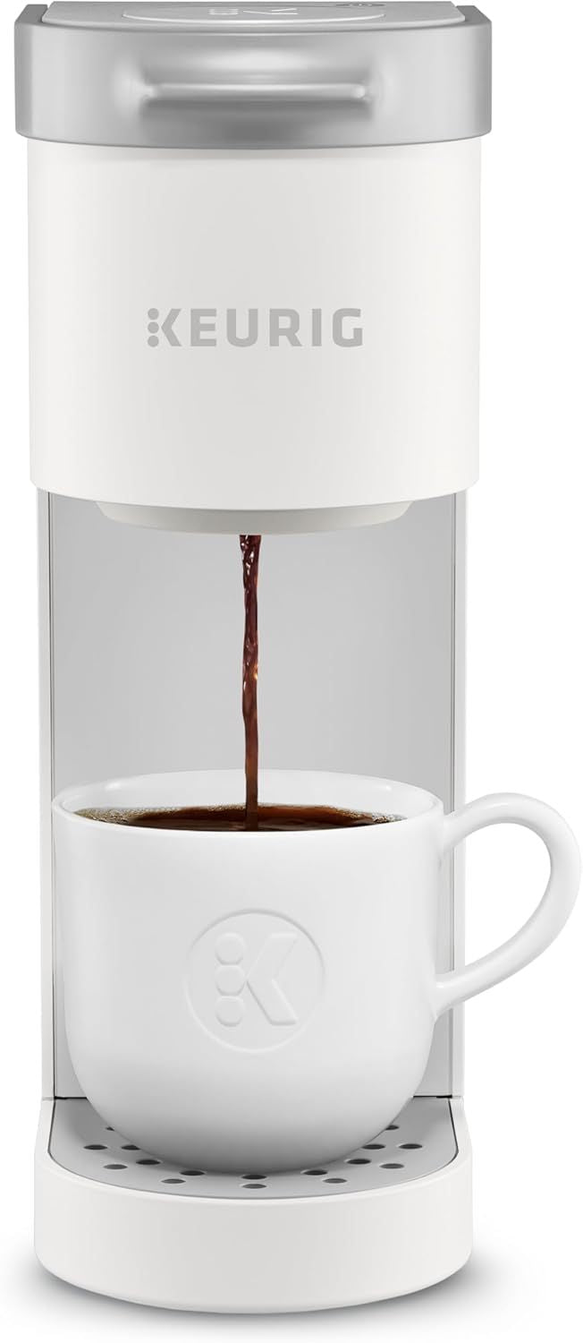 Keurig K-Mini Single Serve K-Cup Pod Coffee Maker, Featuring An Ultra-sleek Design, Warm Stone