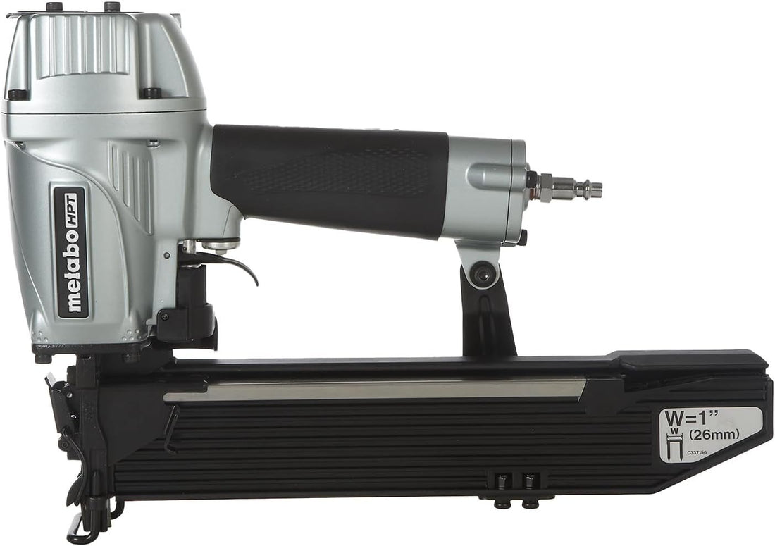 Metabo HPT Pneumatic Stapler, 1-Inch Wide Crown, 16 Gauge, 1-Inch up to 2-Inch Staple Length, High Capacity Magazine, 5-Year Warranty (N5024A2)