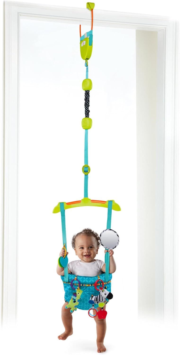 Bright Starts Bounce \'N Spring Deluxe Door Jumper, Blue