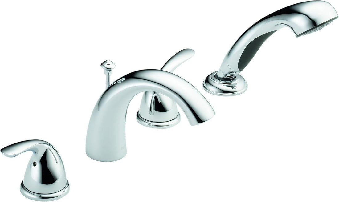Delta faucet T4705 Classic Roman Tub with Hand Shower Trim, Chrome (Rough-In Sold Separately)