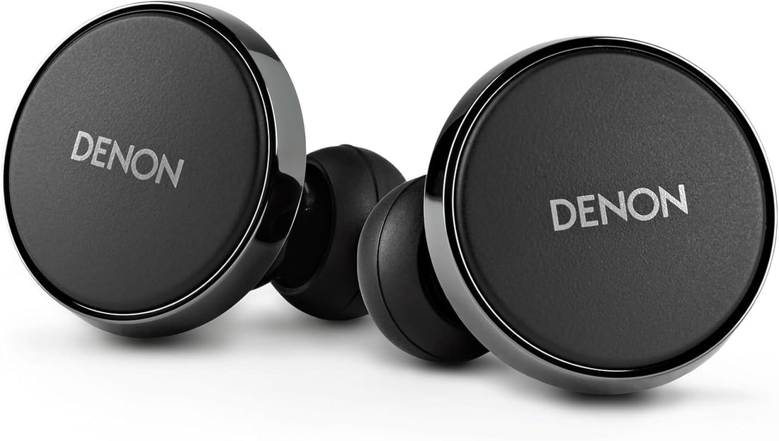 Denon PerL Pro True Wireless Earbuds - Adaptive Active Noise Cancelling, Personalized Sound with Masimo Adaptive Acoustic Technology, Spatial Audio, 32Hr-Battery Life, Wireless Charging, Black
