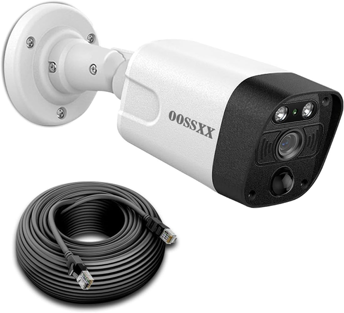 4K 8MP PIR Wired POE Extend Camera Outdoor Video Surveillance Security Waterproof POE Camera, Indoor Home IP Camera, Just Extend POE Kits