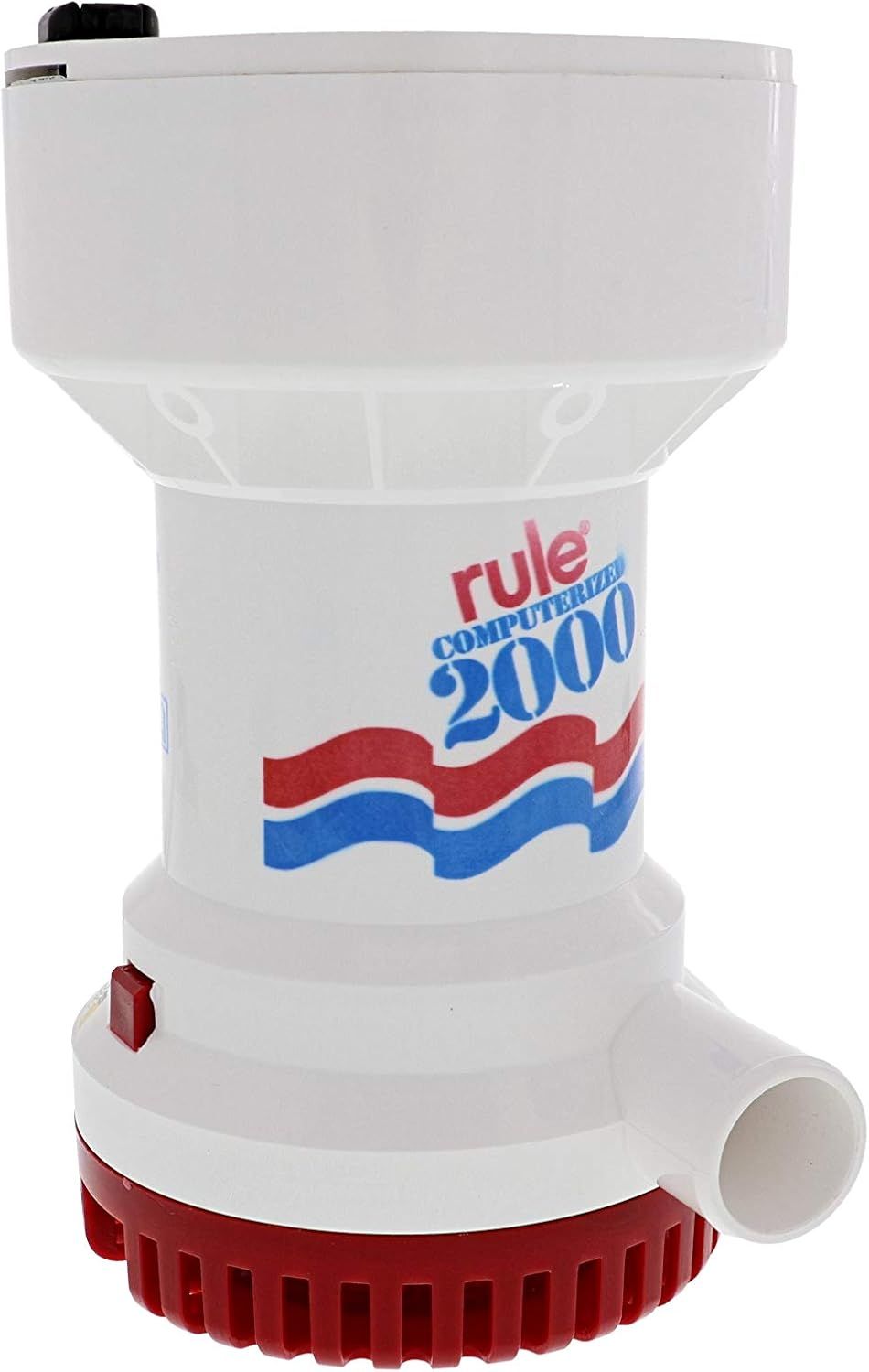 Rule 53S Marine Rule 2000 Automatic Bilge Pump (12-Volt),White/Red