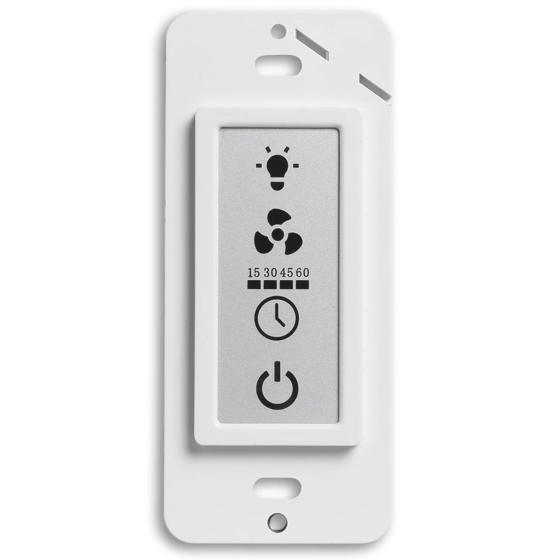 Homewerks 7150-12 LCD Bathroom Timer Switch for Ventilation Fan and Light 3 Functions