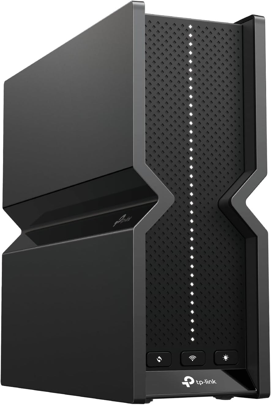 TP-Link Tri-Band BE9700 WiFi 7 Router (Archer BE550 Pro)- 1 Ć 10G + 4 Ć 2.5G, USB 3.0, 6 Internal Antennas, VPN Clients & Server 6GHz Band, Easy-Mesh, HomeShield, MLO, Private IOT
