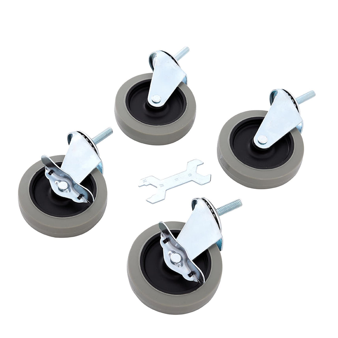 Style Selections 4 -Pack 4-in Rubber Swivel Caster
