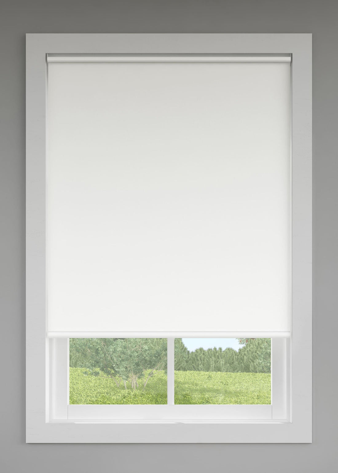 LEVOLOR Trim+Go 37-in x 78-in White Room Darkening Cordless Roller Shade