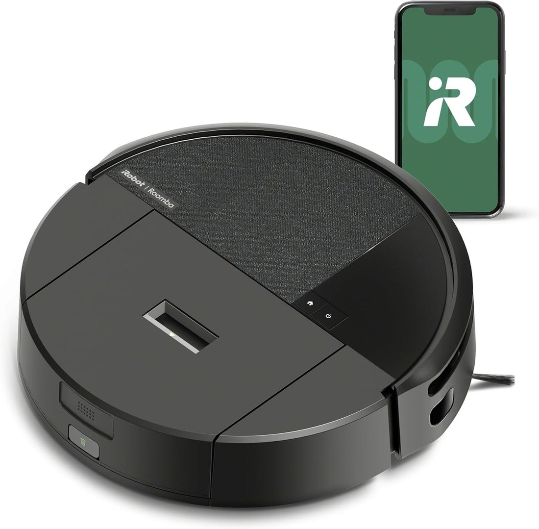 Roomba 205 DustCompactor Vac Robot Vacuum - Auto-Compacts Debris Within The Robot, No Emptying for 60 Days, Bagless, Intense Power-Lifting Suction, LiDAR Navigation, Multi-Surface, Works with Alexa
