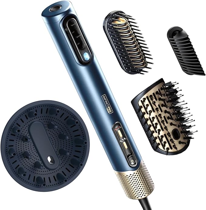 InfinitiPro by Conair DigitalAIRE 997NC Dryer Wand, Hair Dryer, Straightener, Styler, All in One, Powerful, Fast Blow Dryer with High Performance Straightening Brush, Volumizing Brush and Styling Pick