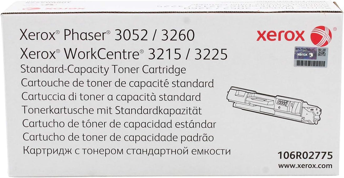 Xerox Phaser 3260/ Workcentre 3225 Black Standard Capacity Toner Cartridge (1,500 Pages) - 106R02775