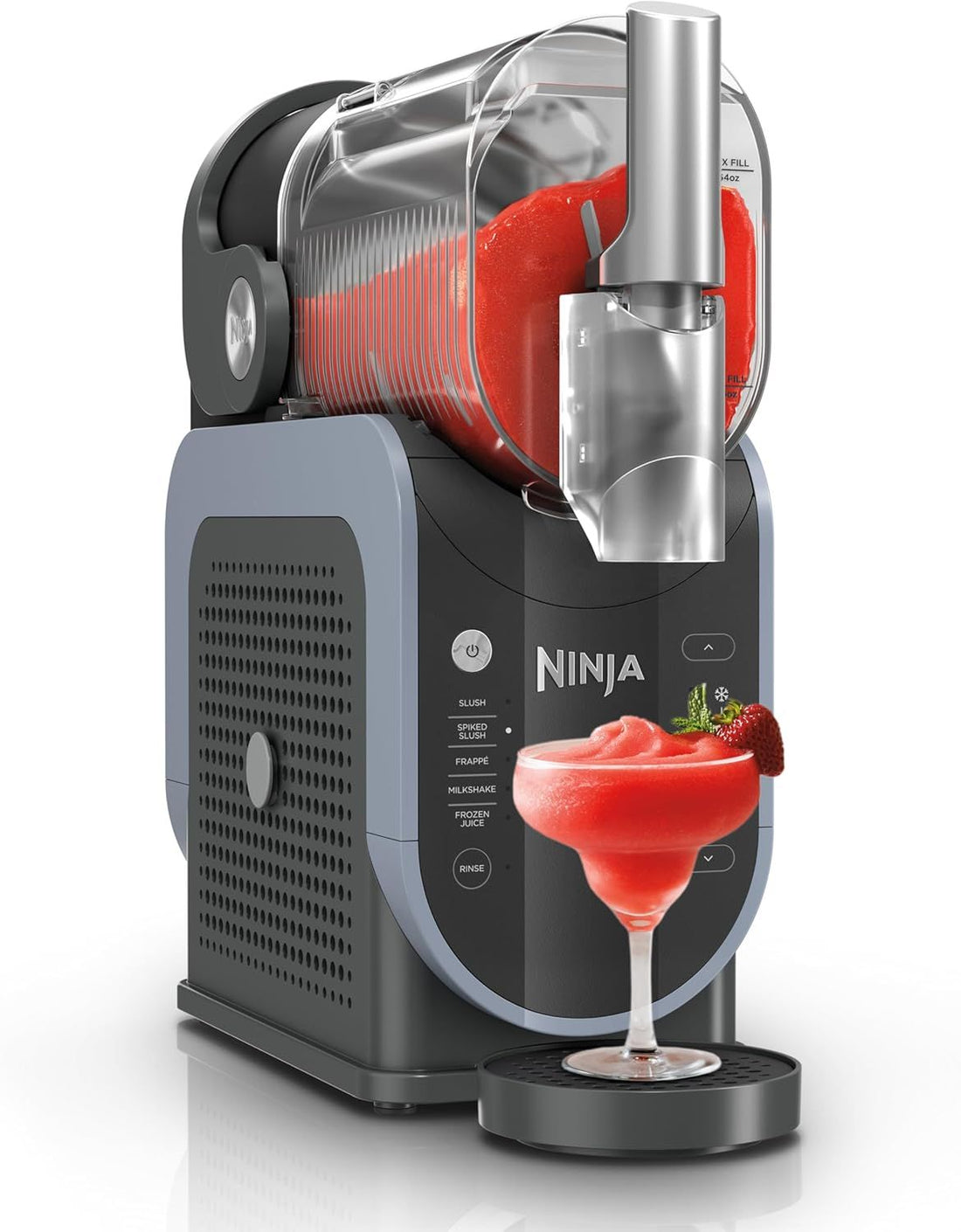 Ninja SLUSHi Professional Frozen Drink & Ice Machine with RapidChill Technology, Slushie Maker, 5 Preset Programs for Frozen Margaritas, Frappés, and More, FS301C (Canadian Version)
