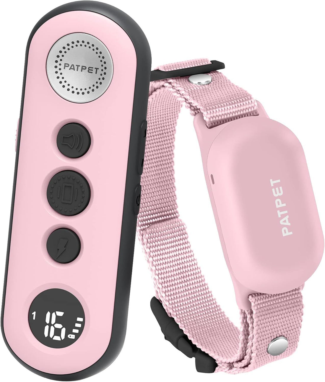 PATPET Dog Training Collar, Rechargeable IPX7 Waterproof Shock Collar with Remote, 3 Safe Training Modes, 3000 Ft Control Perfect for Small Dogs