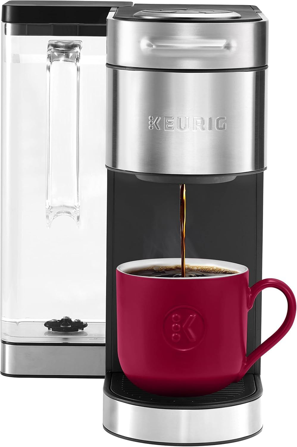 Keurig K-Supreme Plus Single Serve K-Cup Pod Coffee Maker, With Stainless Steel And MultiStream Technology, Silver