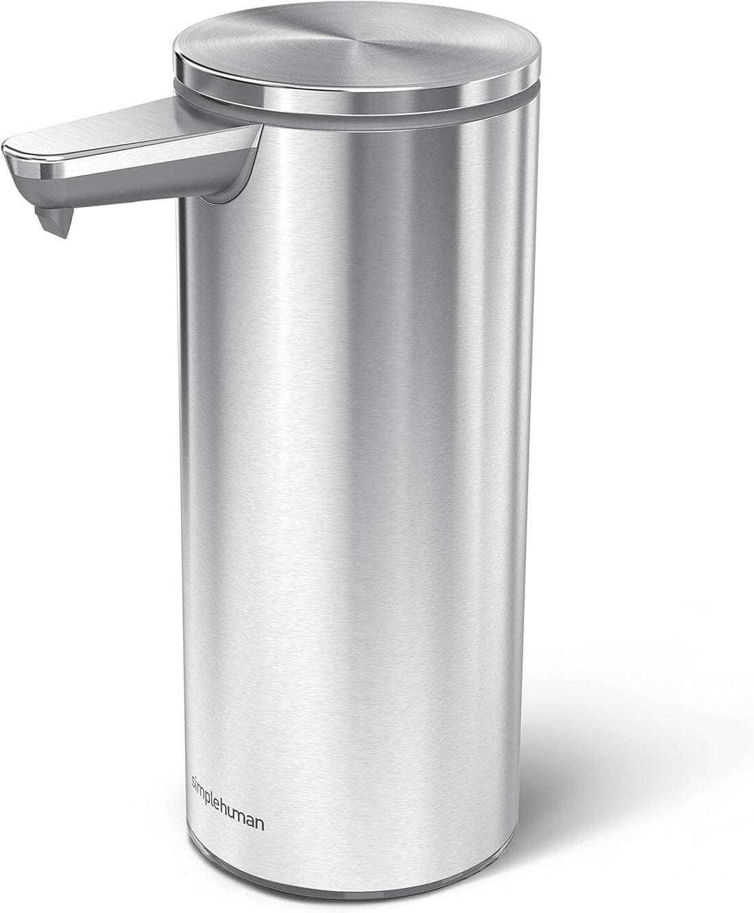 simplehuman 9 oz. Touch-Free Sensor Liquid Soap Pump Dispenser, Brushed Stainless Steel