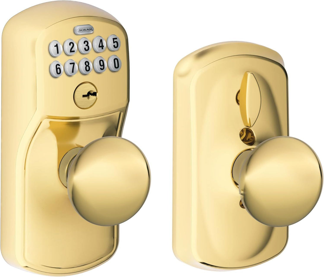 Schlage FE575 PLY Plymouth Keypad Entry with Auto-Lock