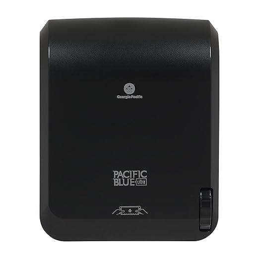 Pacific Blue Ultra Mechanical Paper Towel Dispenser by GP PRO (Georgia-Pacific), Black, 59589, 12.600 W x 9.300 D x 16.700 H