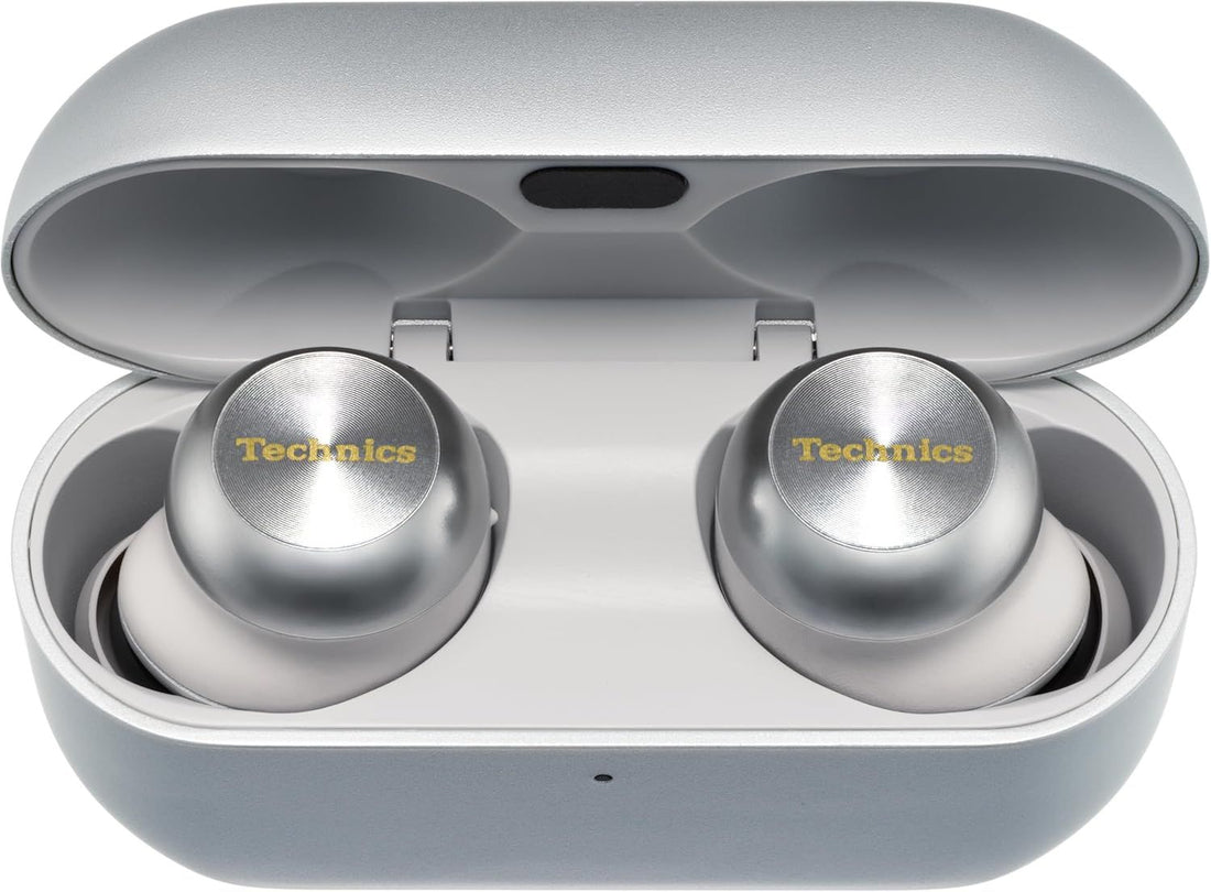 Technics EAHAZ100 Reference Class Hi-Fi True Wireless Earbuds with Dolby Atmos and Noise Cancelling, Silver