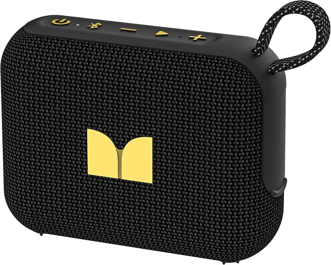 Monster Cube 1 Portable Bluetooth Speaker, IPX7 Waterproof, Bluetooth 6.0, 20H Playtime, Powerful Stereo Sound, Speaker for Home, Outdoors and Travel