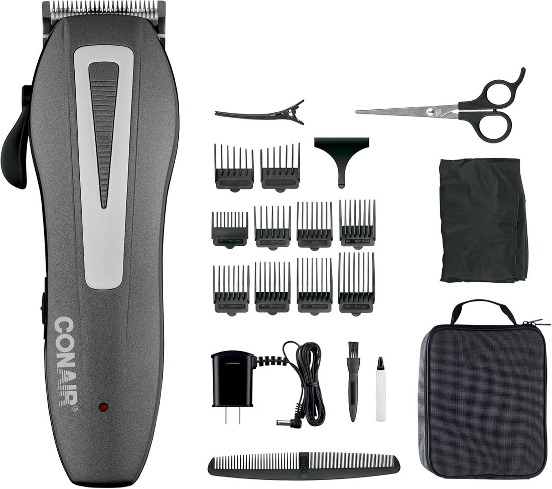 Conair for Men Conair for men 20 pc lithium ion clipper haircut grooming kit, 1 count
