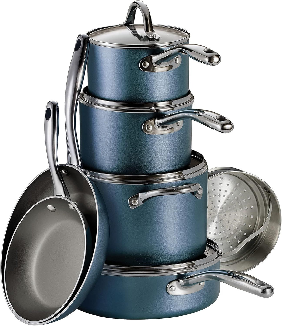 Tramontina Cookware Set Nonstick 11-Piece Blue, 80143/031DS