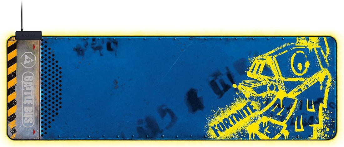 Razer Goliathus Extended Chroma Gaming Mousepad: Customizable Chroma RGB Lighting - Micro Textured Surface - Balanced Control & Speed - Non-Slip Rubber Base - Large Surface - Fortnite Edition