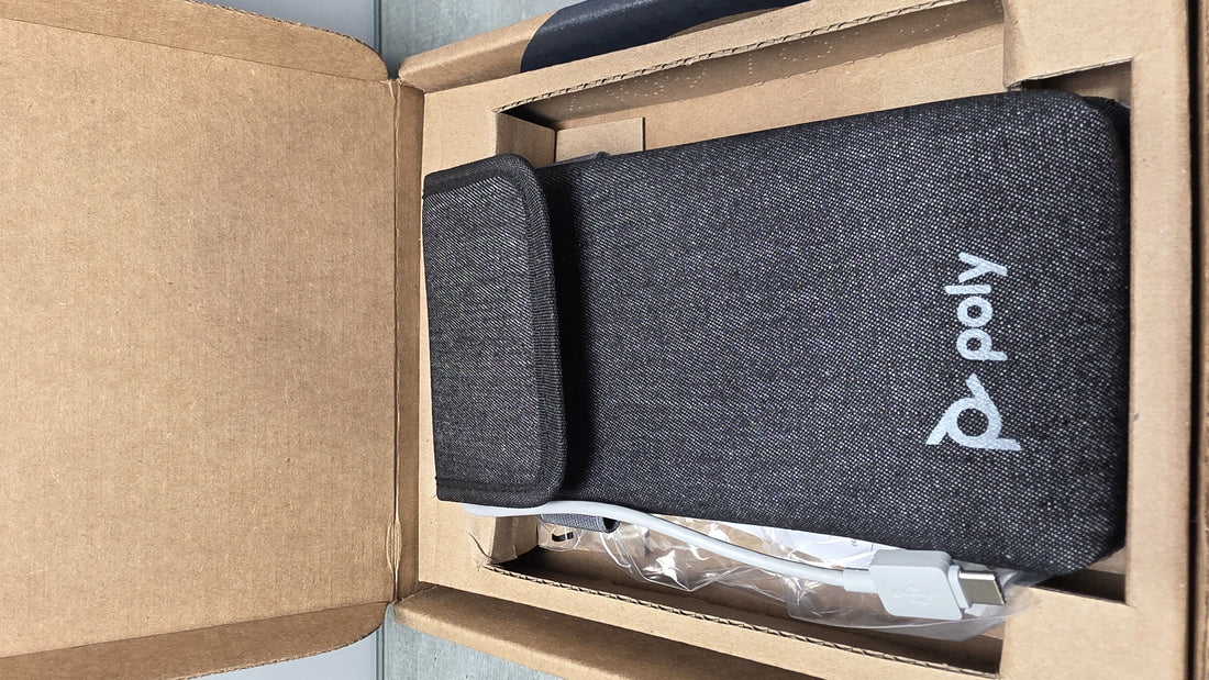 Poly Sync 20 USB-C Personal Portable Smart Speakerphone (Plantronics) – Noise/Echo Reduction -Works w/Teams, Zoom, PC, Mac, Mobile – Amazon Exclusive