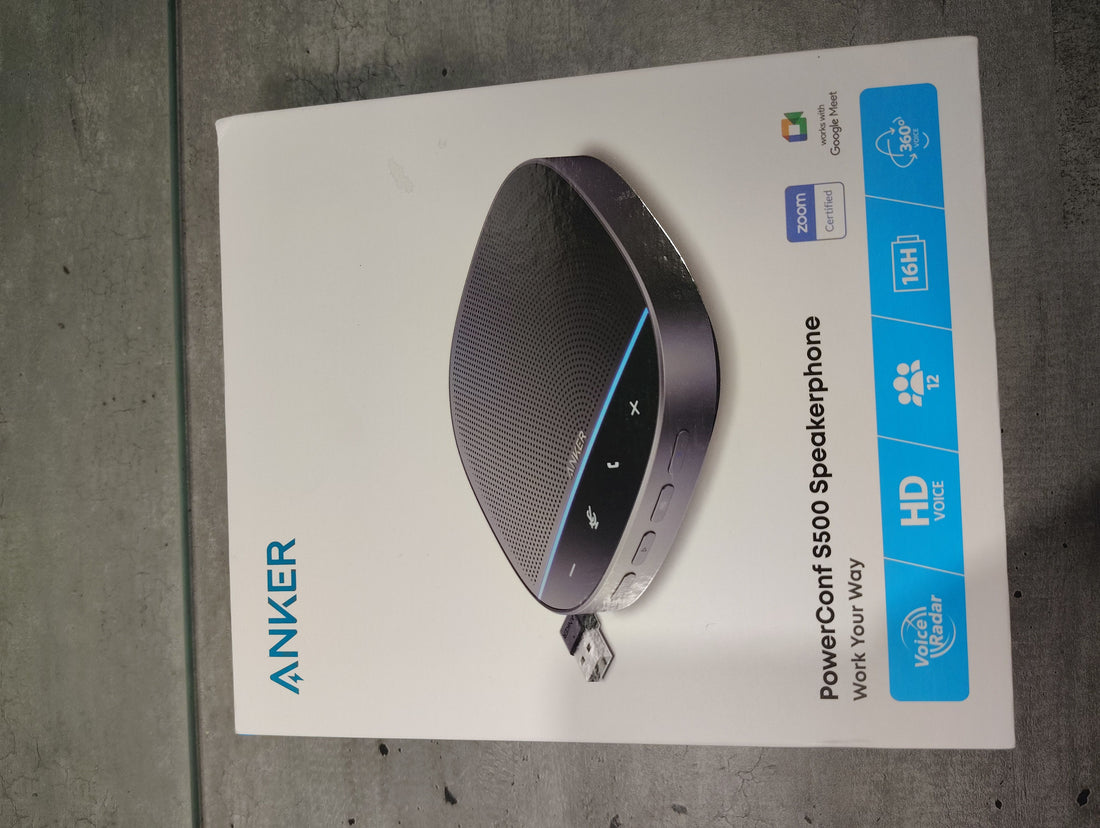 Anker POWERCONF S500 2 Speakerphone - Black