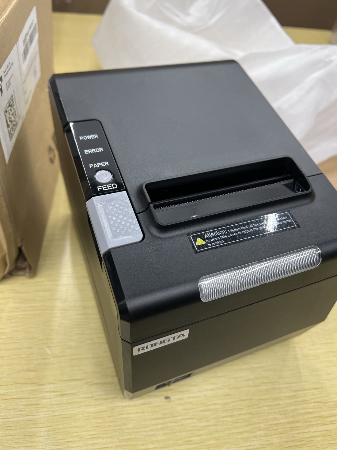 RONGTA POS Printer, 80mm Thermal Receipt Printer, Restaurant Kitchen Printer with Auto Cutter, USB Serial Ethernet Interface, ESC/POS Command, Support Cash Drawer for Windows/Mac/Linux(RP850)