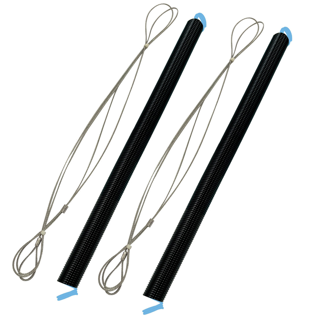 RELIABILT 140 lbs Garage Door 140 Lb Garage Door Extension Springs- 2 PK Black Steel Extension spring and safety cable 2 -Pack