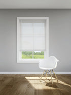 LEVOLOR Trim+Go 1-in Slat Width 29-in x 72-in Cordless White Vinyl Room Darkening Mini-blinds