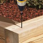 FastenMaster 3/8-in x 8-in Black Galvanized/Coated Flat -Head Exterior Structural wood screws 12 -Pack