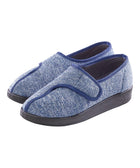 Silverts Women\'s Extra Wide Easy Closure Comfort Slipper W6 M4 