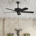 Harbor Breeze Calera 52-in Bronze with Uncovered Outdoor Ceiling Fan Light Kit Compatible and Pull Chain Included