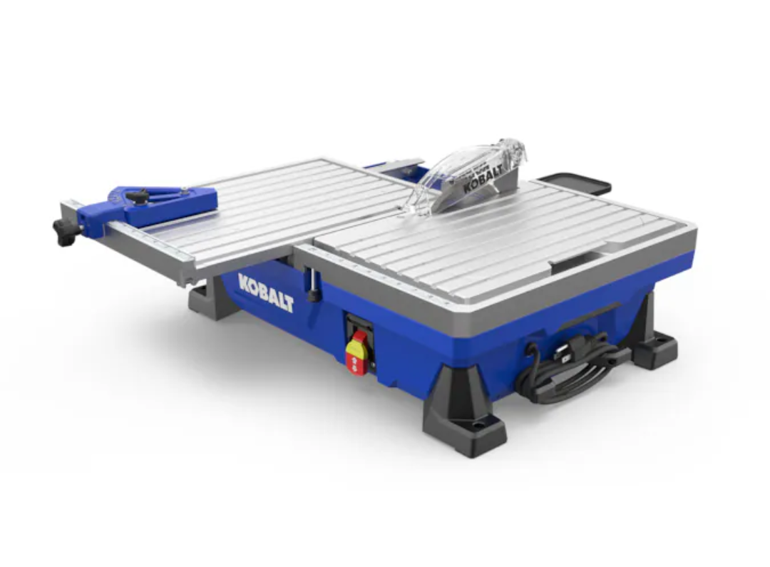 Kobalt 6 -Amp 7.0-in -Blade Wet Tabletop Sliding Table Tile Saw