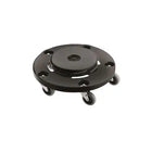 Rubbermaid Commercial Products BRUTE Black Plastic Trash can dolly (Weight Capacity: 250-lb )