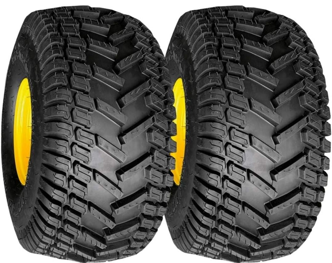 MARASTARTurf Traction 20x8.00-8 Rear Tire Assembly Replacements for John Deere Riding Mowers, Set of 2
