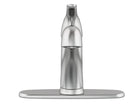 Project Source EVERFIELD Stainless Steel Single Handle Deck-mount Pull-out Kitchen Faucet with Sprayer (Includes Deck Plate)